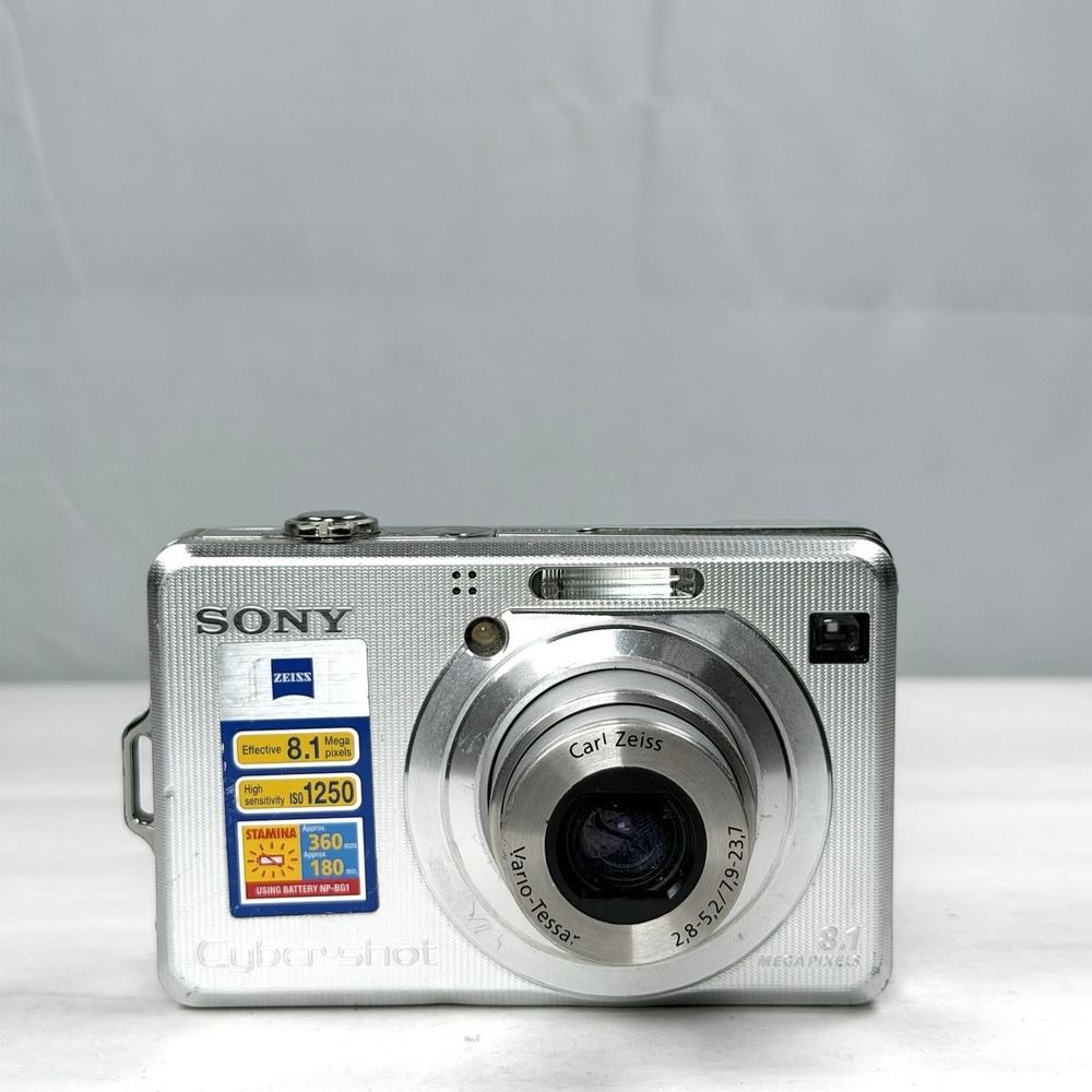 Sony Cyber-Shot DSC-W100 8.1MP Digital Point-And-Shoot Camera with Battery